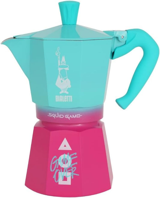 Bialetti, 0005393 Moka Express Squid Game 6 Cups