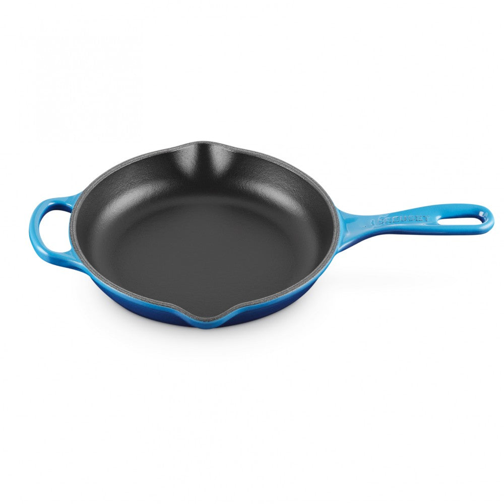 Le Creuset, Signature Azure Cast Iron 23cm Skillet