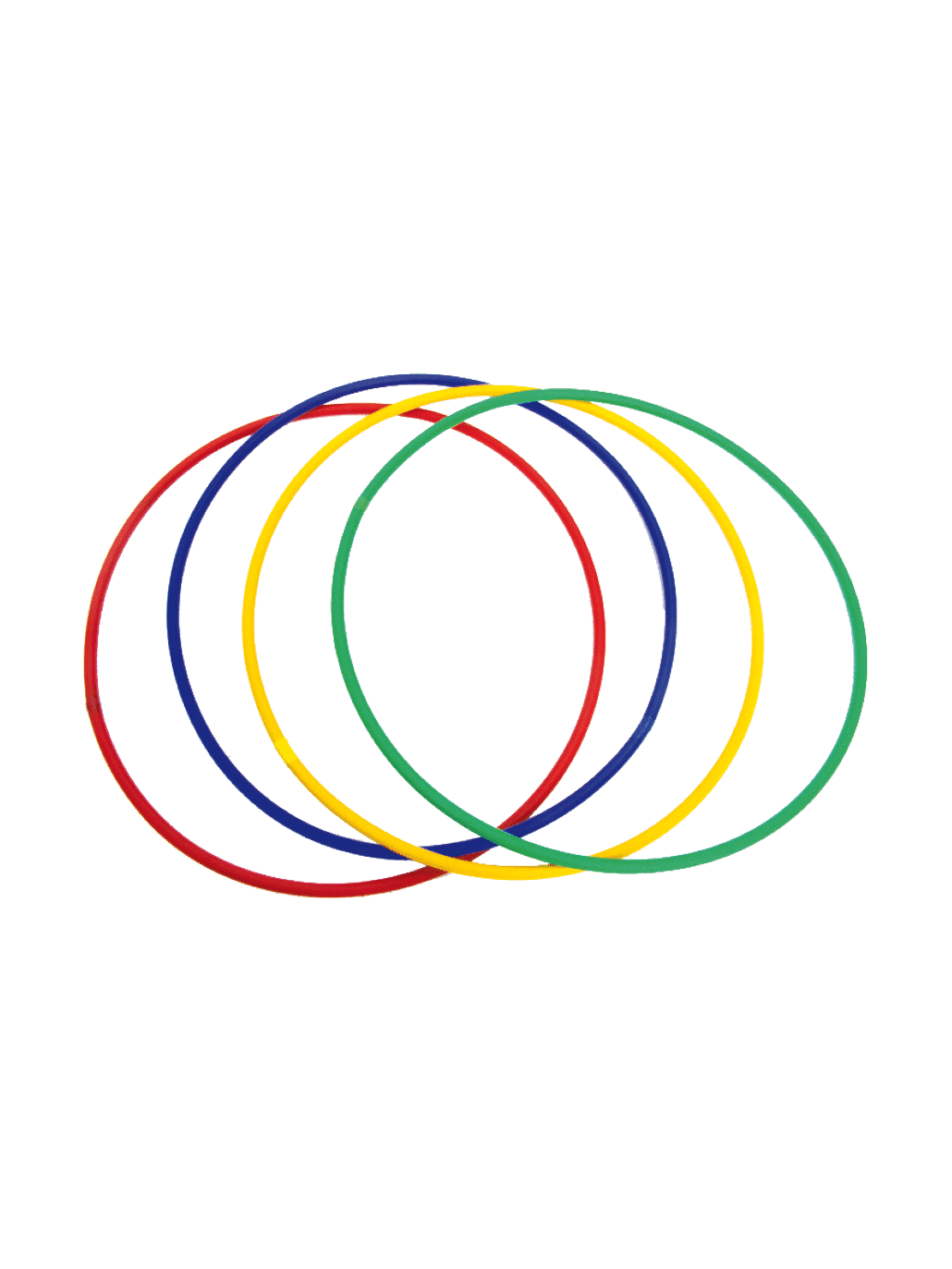 SPORTIFRANCE SET OF 4 WEIGHTED HOOPS
