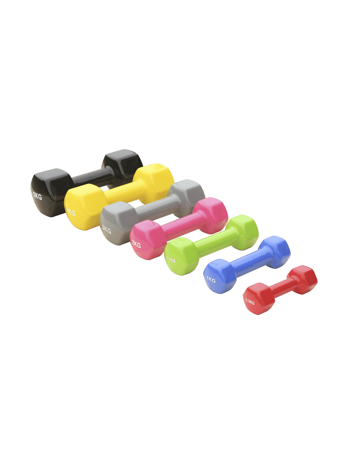 SPORTI HEXA DUMBBELL SET 2x5KG