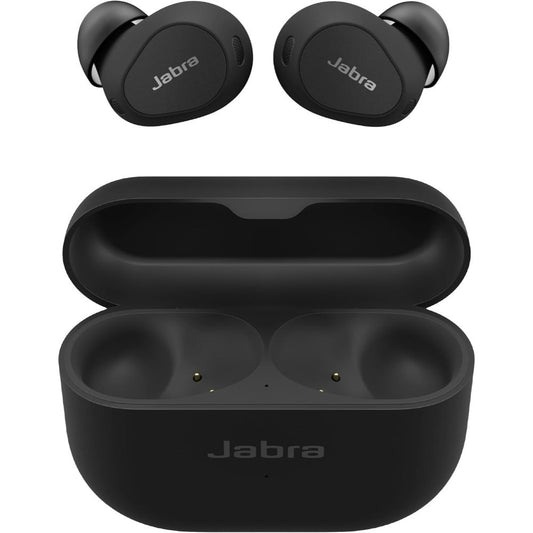 Jabra, Elite 10 E-Comm Global Matte Black True Wireless Bluetooth Earbuds ? Advanced Active Noise Cancelling With Dolby Atmos Surround Sound, All-Day Comfort, Multipoint, Crystal-Clear Calls