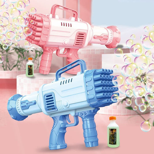 Cool Gift, Bubble Gun With Flash Lights, 15 Holes, Available in Different Colors