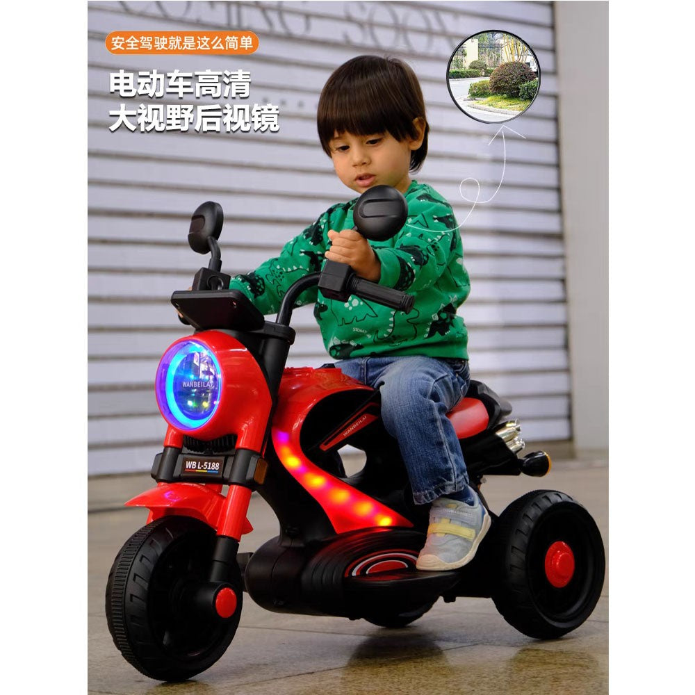 Cool Gift, Kids Ride On Motorcycle Wbl-5188, Available in Different Colors