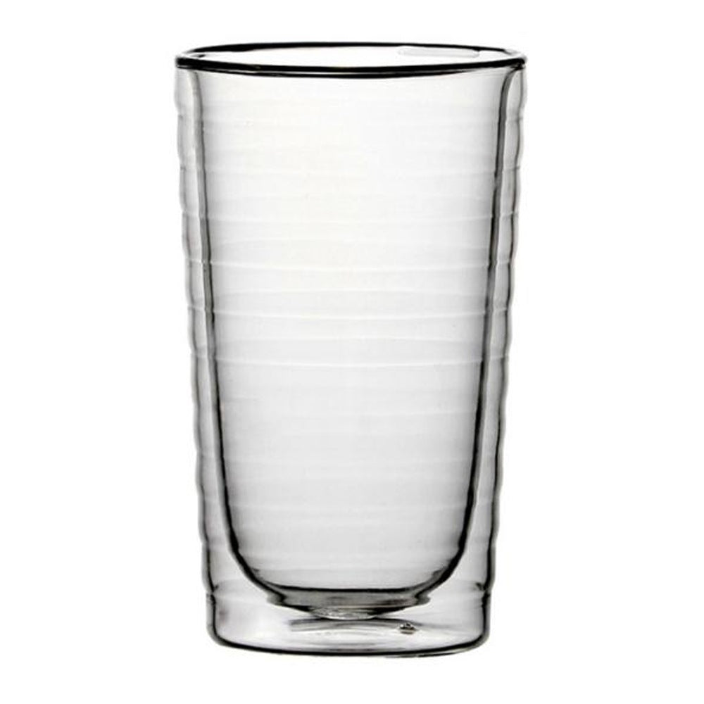 Cool Gift, Clear Insulated Double Wall Cup Heat-resistant, Available in Different Sizes