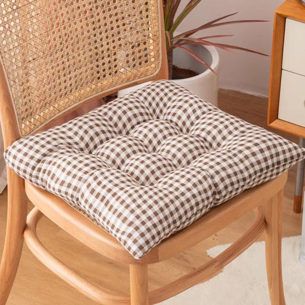 Cool Gift, Cotton Chair Cushions 40 X 40 Cm Pillow With Soft Laces, Available in Different Colors