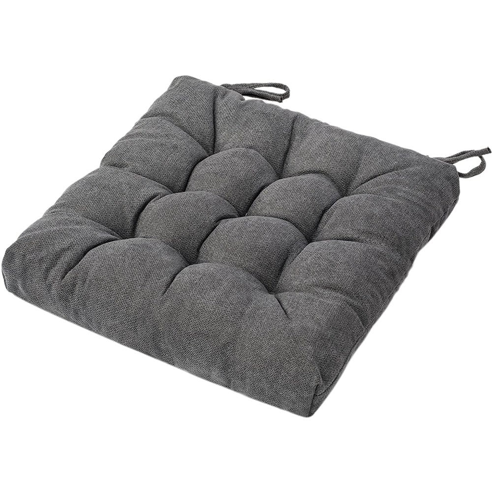 Cool Gift, Faux Linen Chair Cushions 40 X 40 Cm Pillow With Soft Laces Sp088, Available in Different Colors