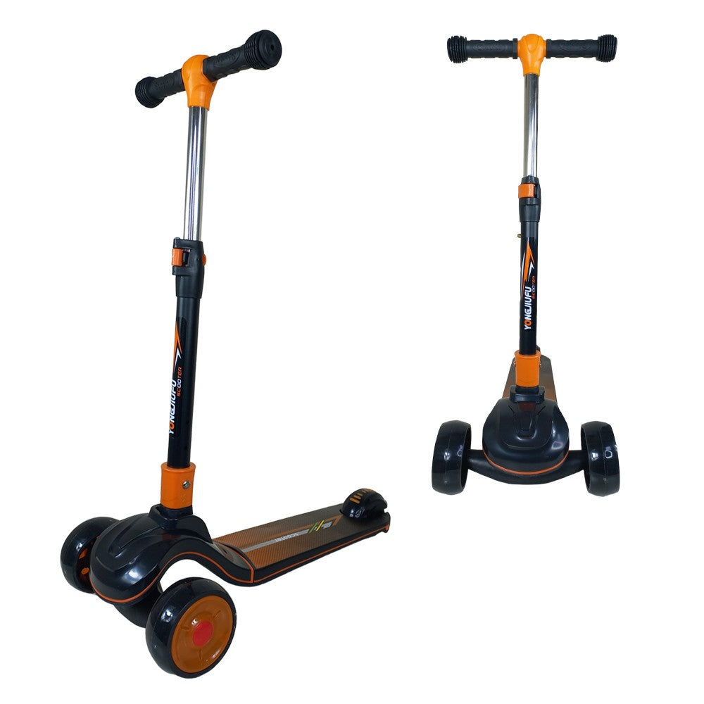 Cool Gift, 3-Wheel Scooter With Antislip Deck, Adjustable Height Handlebars, Available in Different Colors