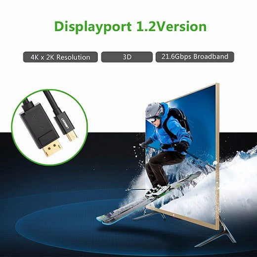 Ugreen, Mini Dp To Display Port Cable Ugreen Md105 - 10477