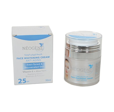 Neogene, Face Whitening Anti Aging Cream 30 Ml