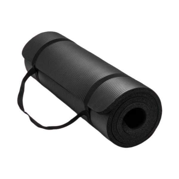 Iron Body, Fitness Exercise Mat Premium Black 1.5 cm