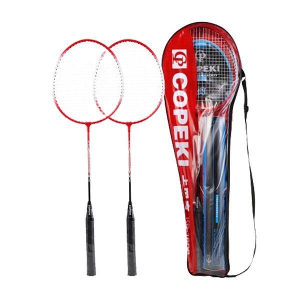 Copeki, Badminton Racket Set Original Full Carbon Badminton With A Pack Of Badminton 12 Shuttle, Available In Different Colors