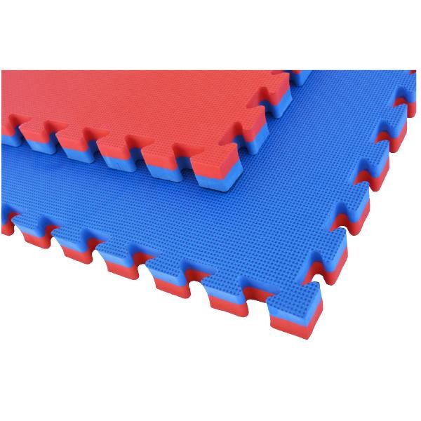 Sports Yours, 1 Piece Puzzle Mat, Blue/Red, T pattern Multipurpose 2.5cm thick 1M x 1M
