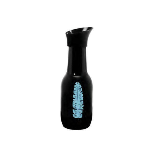 Herevin, Glossy Black Bottle 1Lt Blue, 111653-139B
