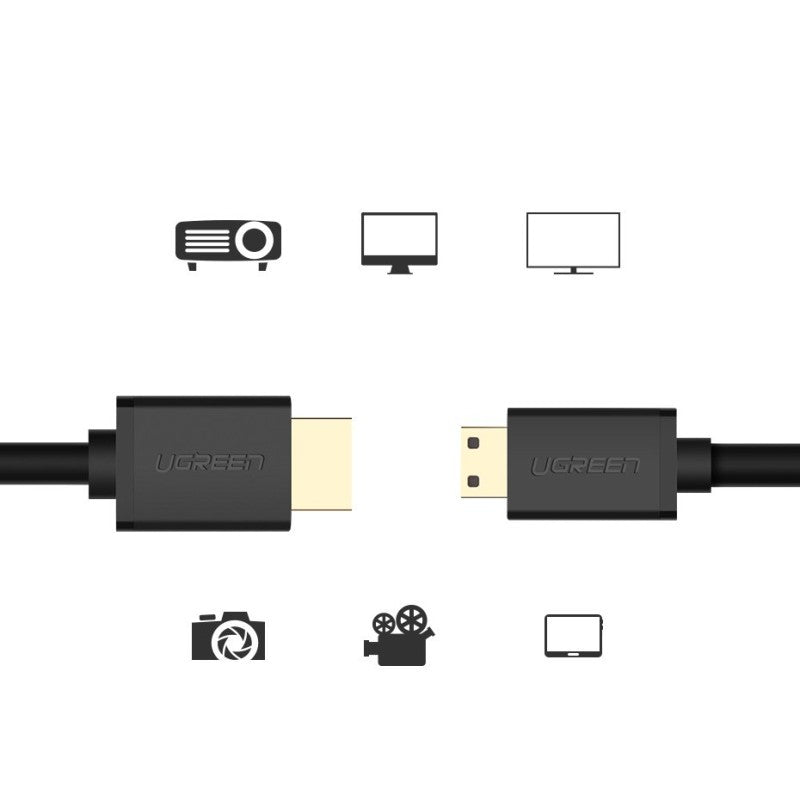Ugreen, 4K Mini Hdmi Male To Hdmi Male Cable, Premium Quality, Durable Design & Excellent Flexibility Ugreen Hd108 - 11167