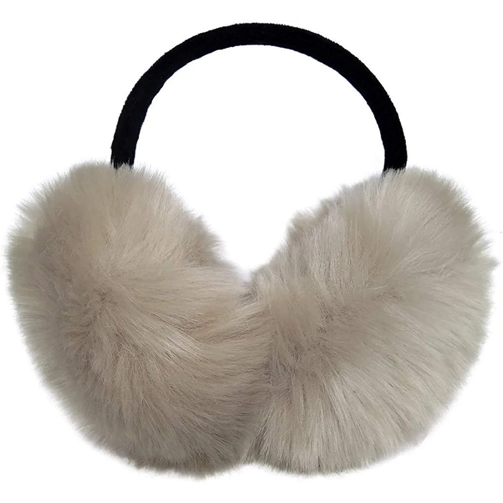 Sports Yours, Women's Faux Furry Warm Winter Outdoors Ear Muffs, Available in Different Colors