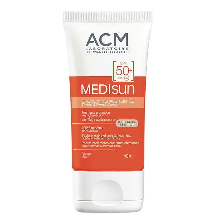 ACM, Medisun Spf 50+ Cream Mineral Tinted 40 Ml