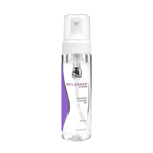 Ecladerm, Eclasoap Foam Facial Cleanser For Acne Prone Skin 200 ml