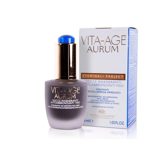 Bottega Di LungaVita, Vita - Age Aurum Regenerating Self Bronzing Face Drops 30 Ml
