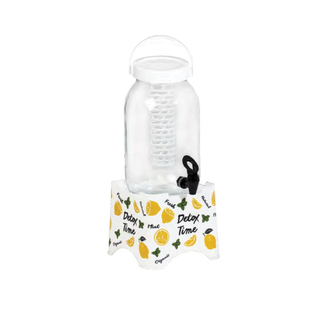 Herevin, Decorated Beverage Dispenser With Nfuser 3Lt, 137705-702