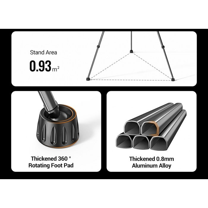 Ugreen, Professional Tripod For Phone, Camera, Projector, Gopro, Dslr Ugreen Lp661 - 15187