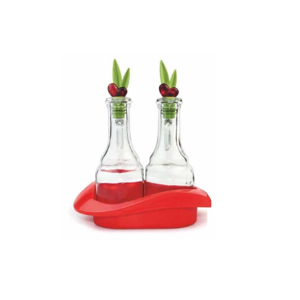 Herevin, Oil-Inegar Set 275Cc 2Pcs Red, 152075-100R