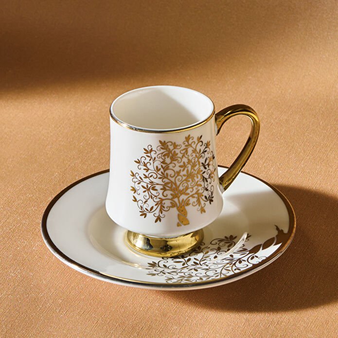 Karaca Autumn 6-Piece Coffee Cup Set 90 ml, 153.09.01.3649