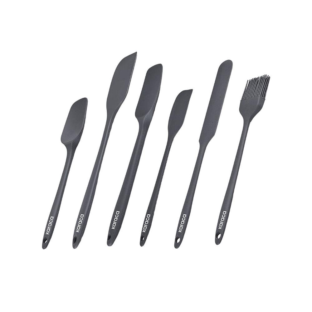 Karaca Lively 6-Piece Silicone Service Set - Anthracite, 153.09.01.7679
