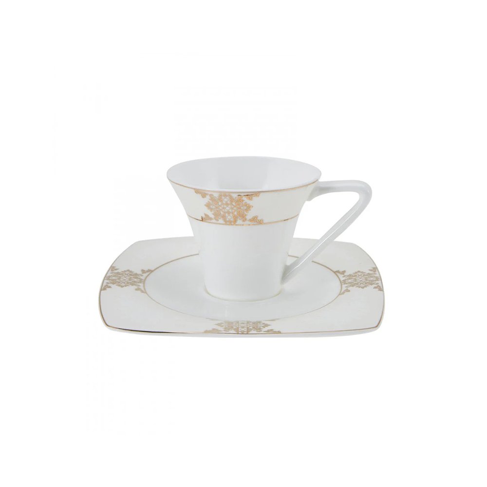 Karaca Fine Pearl 6-Piece Coffee Cup Set, 153.01.01.4268