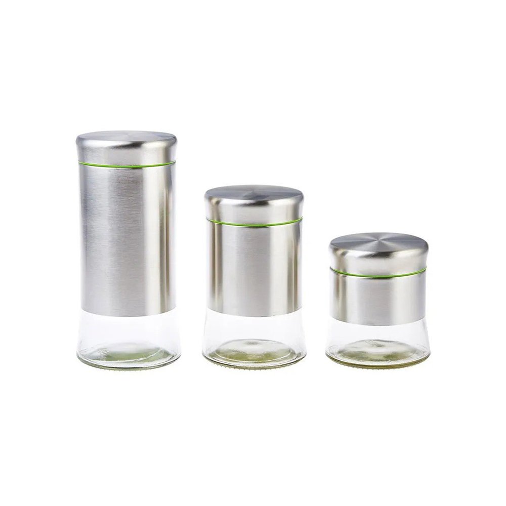 Karaca Mate 3 Glass Storage Container 400ML - 600ML - 850ML, 153.03.06.5260
