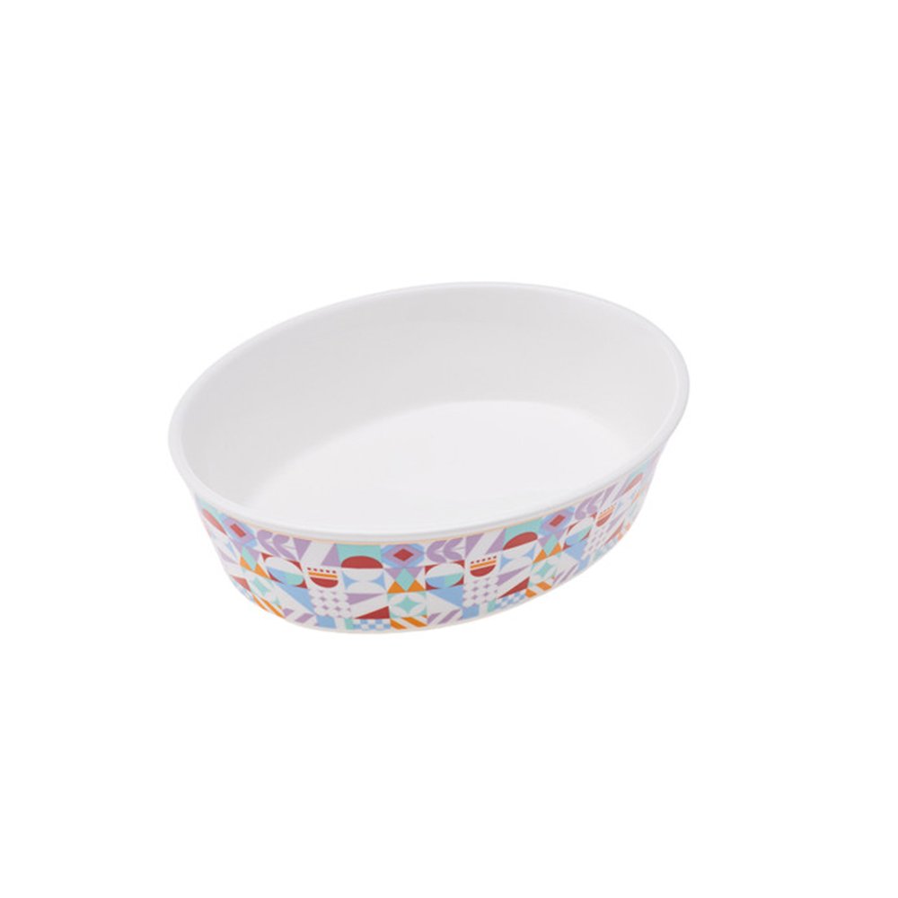 Karaca Lyra Colorful Oval Oven Dish 22cm, 153.03.06.5499