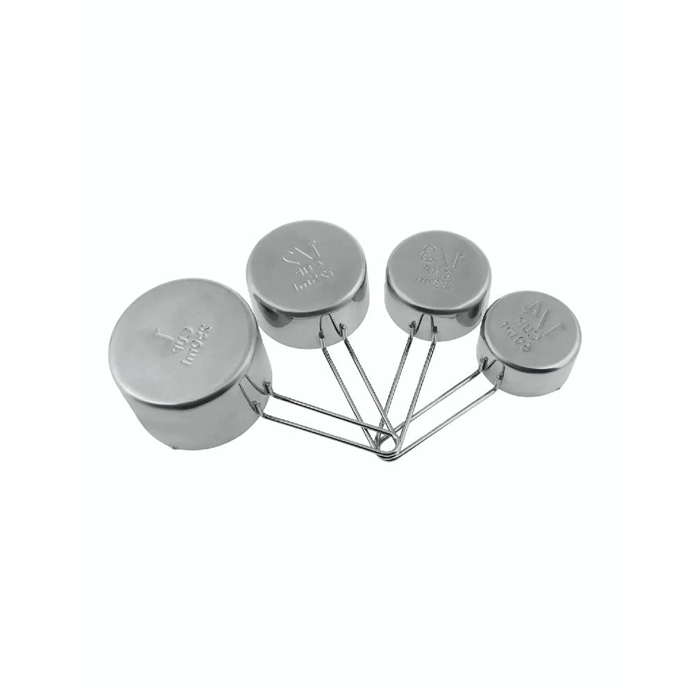 Karaca Crick Crack Stainless Steel Nesting Measuring Cups, 153.03.06.7175