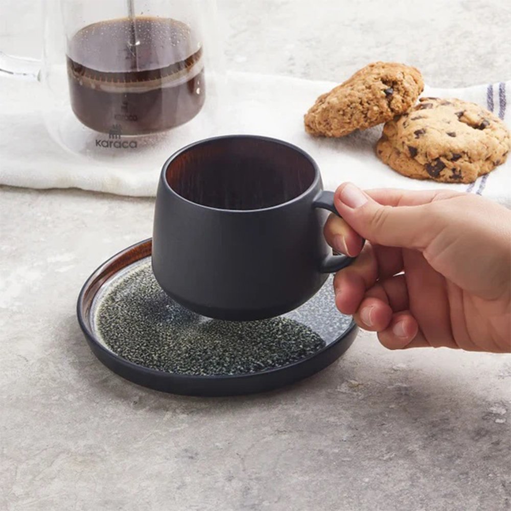 Karaca Galactic Single Cup 300 ml, Black, 153.03.06.7235