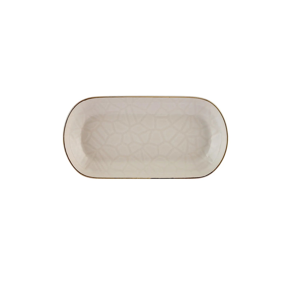 Karaca Calvin Ceramic Small Boat Plate 19cm, 153.03.06.9158