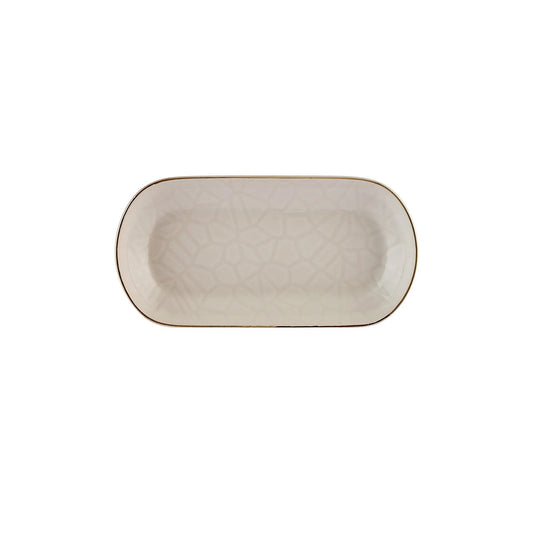 Karaca Calvin Ceramic Small Boat Plate 19cm, 153.03.06.9158
