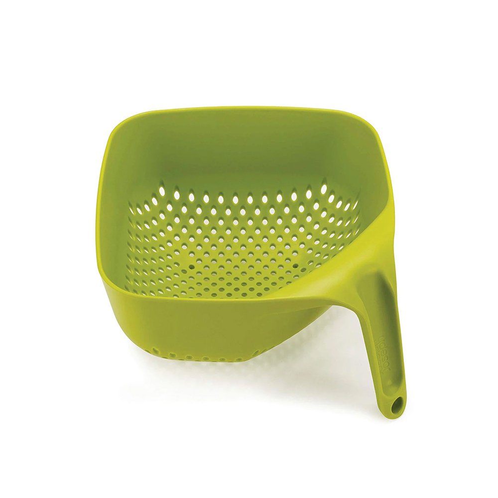 Karaca Joseph Square Ergonomic Colander - Green - Strainer, 153.03.07.6229