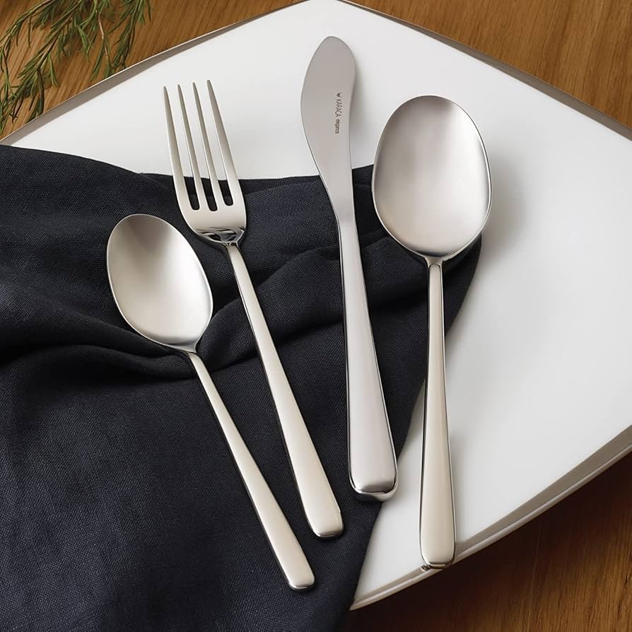 Karaca Influx 84Pcs Cutlery Set 316 Steel Premium Quality With Box, 153.03.08.1389