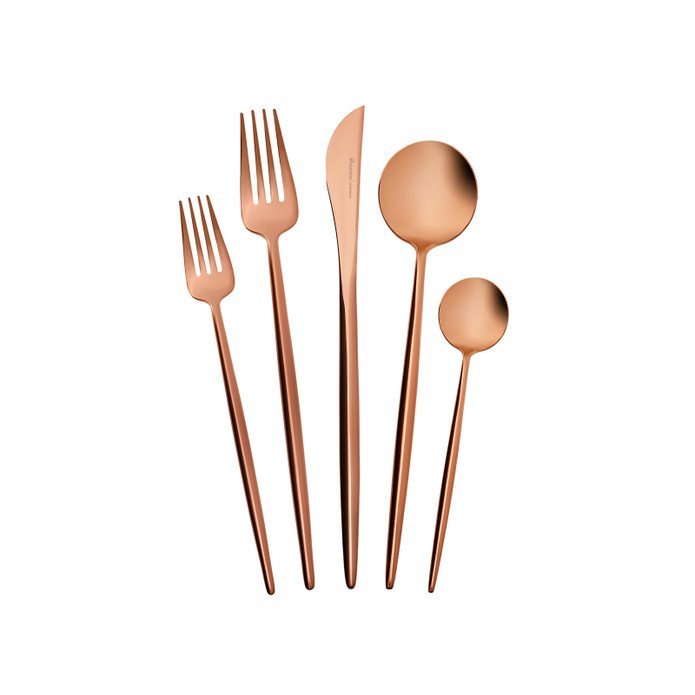 Karaca Jupiter 60Pcs Cutlery Set With Box, Rose Gold, 153.03.08.1920