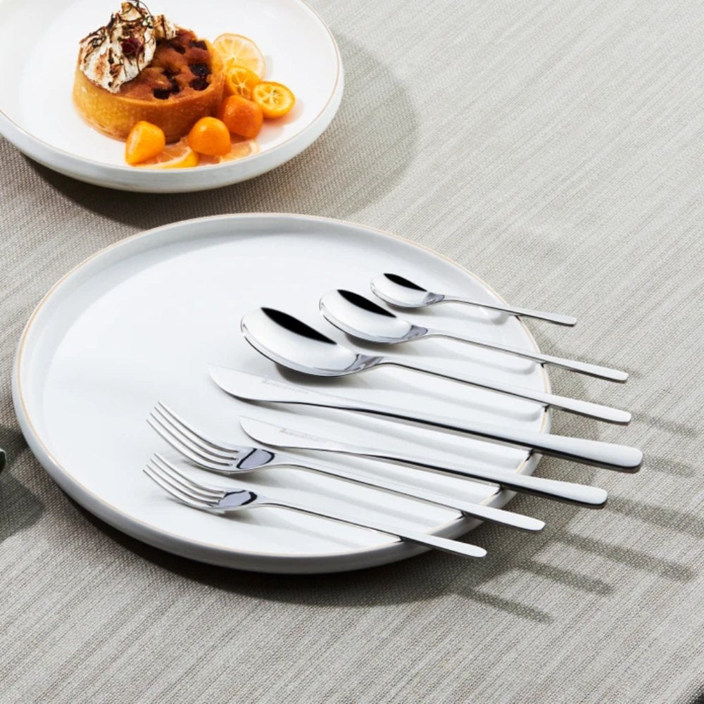 Karaca Premium Influx Platinum 84Pcs Cutlery Set For 12 Person, 153.03.08.5030