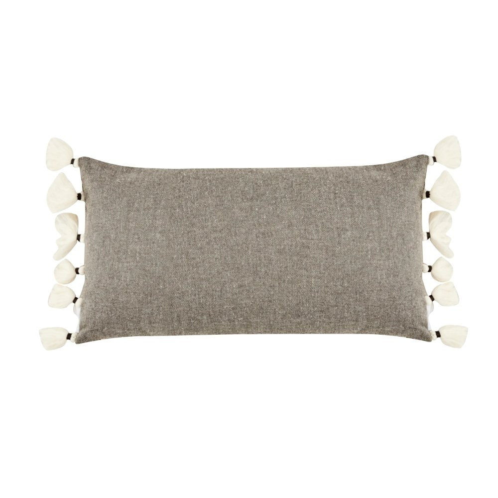Karaca Home Arina Filled Anthracite Cushion 55 cm, 153.09.01.6791