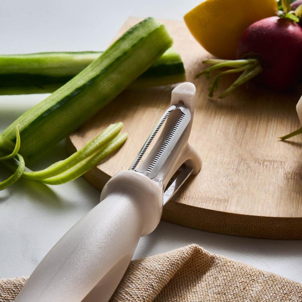 Karaca Crick Crack Harmony Double-Sided Peeler | Kitchen Vegetable Peeler, 153.09.01.6861