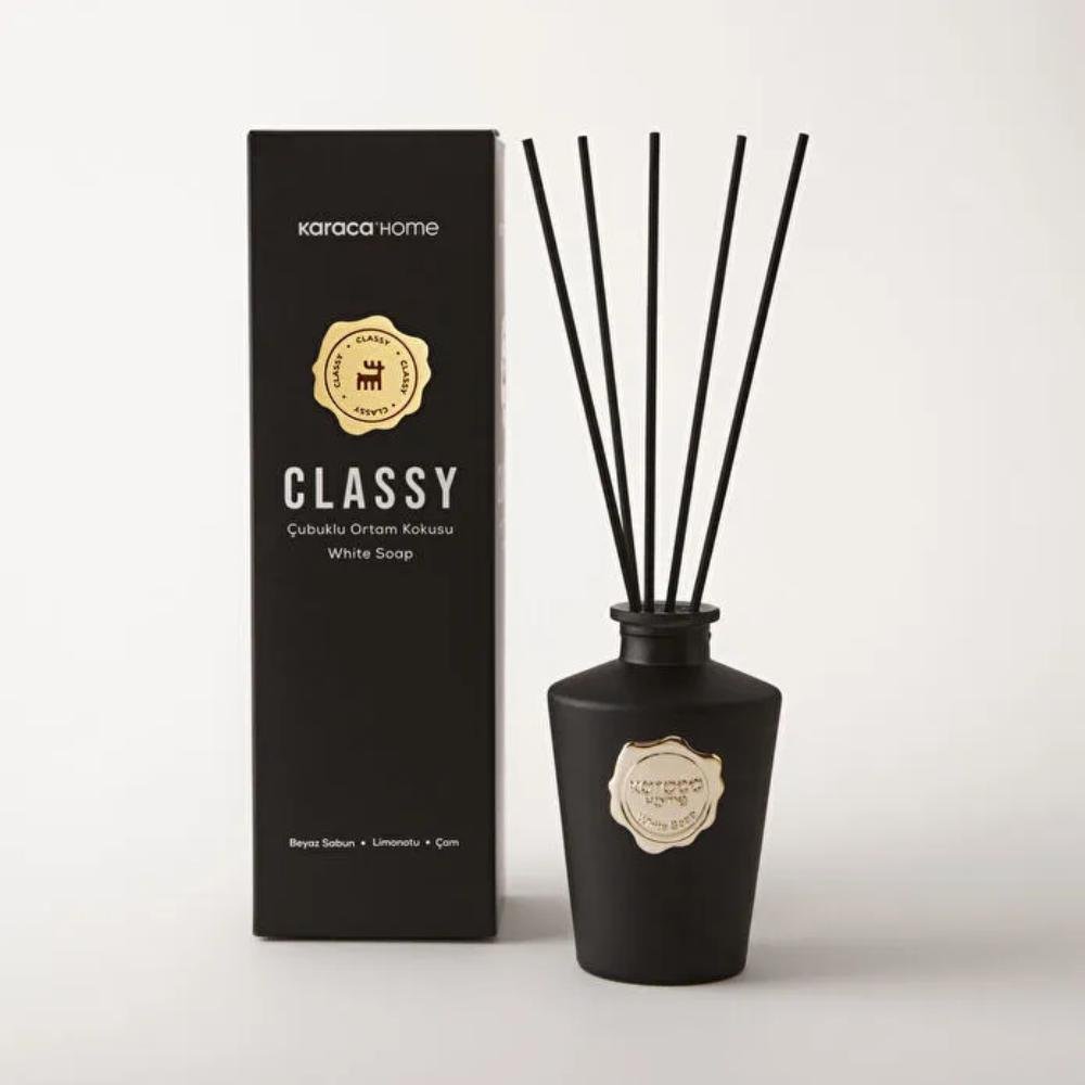 Karaca Home Classy White Soap Reed Diffuser 200 ml, 153.09.01.7150