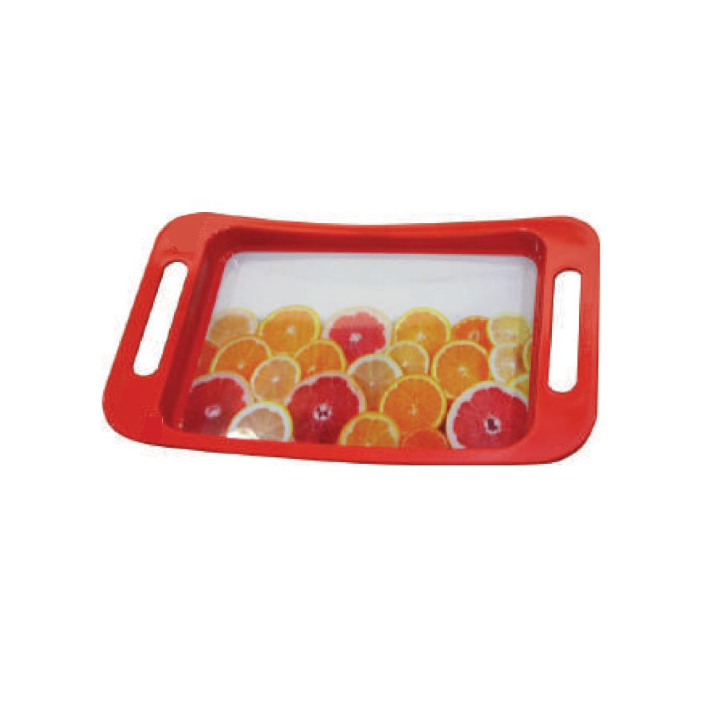 Herevin, Old Rectangular Tray Orange, 161151Orange