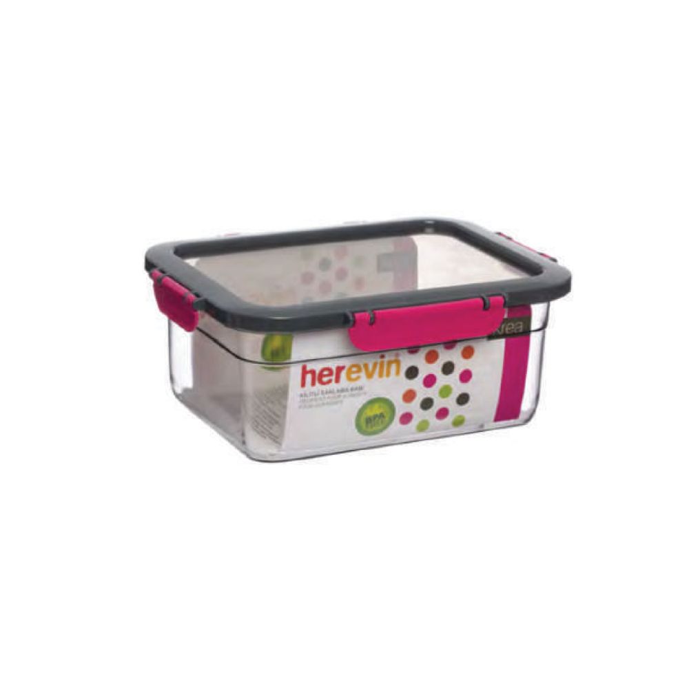 Herevin, Airtight Food Container 2.2Lt Pink, 161420-560P