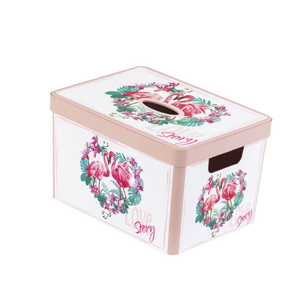 Herevin, Decorated Box Flamingo, 161490-011