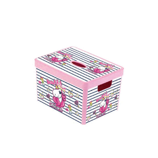 Herevin, Decorated Box Unicorn 38X28X23Cm, 161490-012