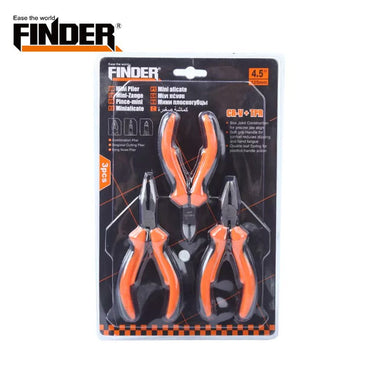 Finder, 4.5' 3PCS Mini Pliers Set