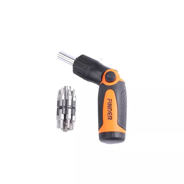 Finder, 14 In 1 Ratchet Screwdriver And Bits Set