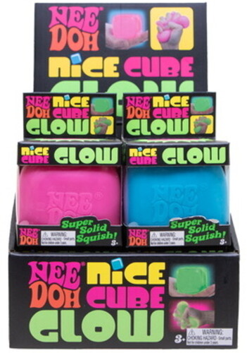 SCHYLLING Squishy Fidget Toy Glow Ice Cube 5.5x5.5cm #Gncbnd (Random Colors), 19649508020