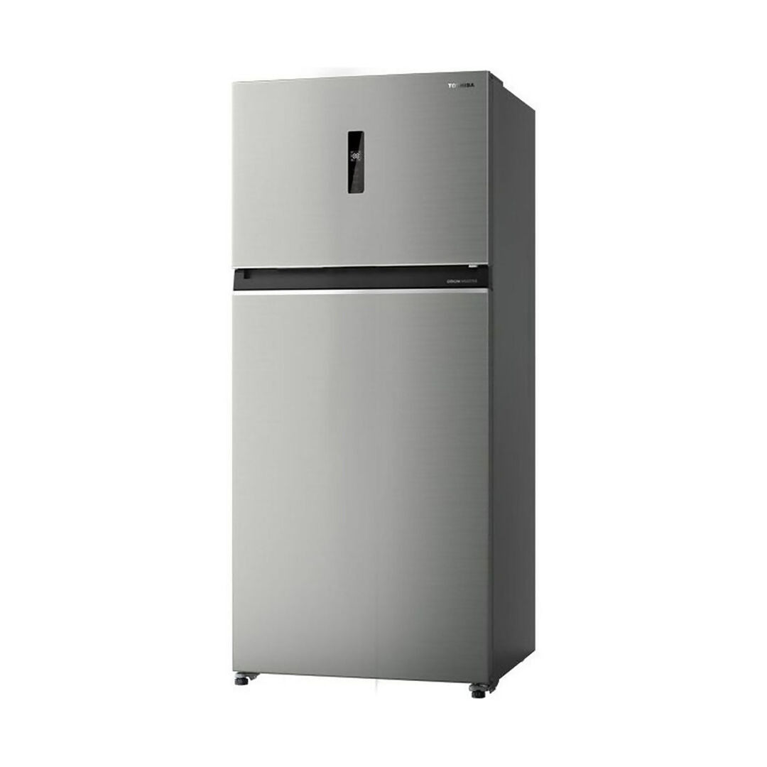Toshiba 28 Cu.Ft. Top Mount Refrigerator, Inverter, Auto Ice Maker, Gray Glass Finish, GR-RT835WE-PMFJ(G)