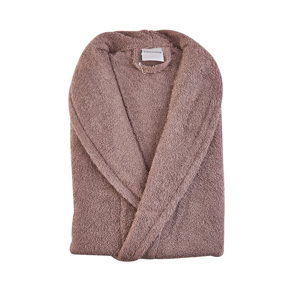 Karaca Home Charm Exclusive Plum L/XL Bathrobe - 100% Combed Cotton, 200.16.01.0165